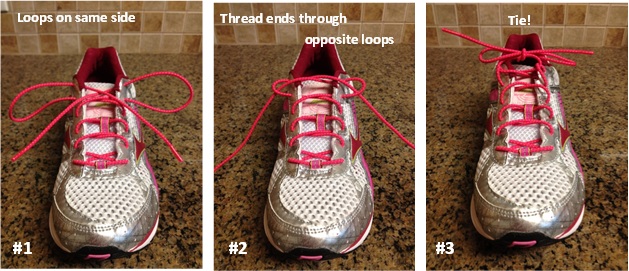 How to tie your shoes: The heel lock or bunny ear tie